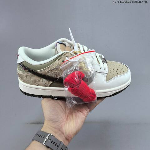 Nike Dunk Low White Light Grey Mint Beige Black Red Orange Blue EU 36-45 Skate Shoe - Unisex (BS-60501)