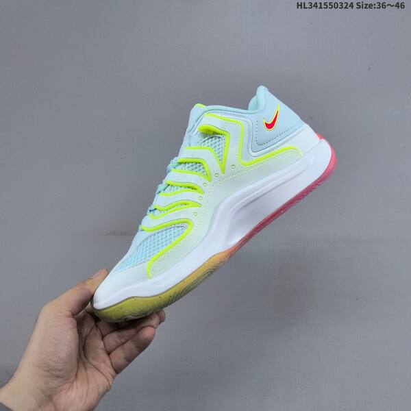 Nike KD 18 light blue neon yellow white pink EU 36-46 basketball shoe