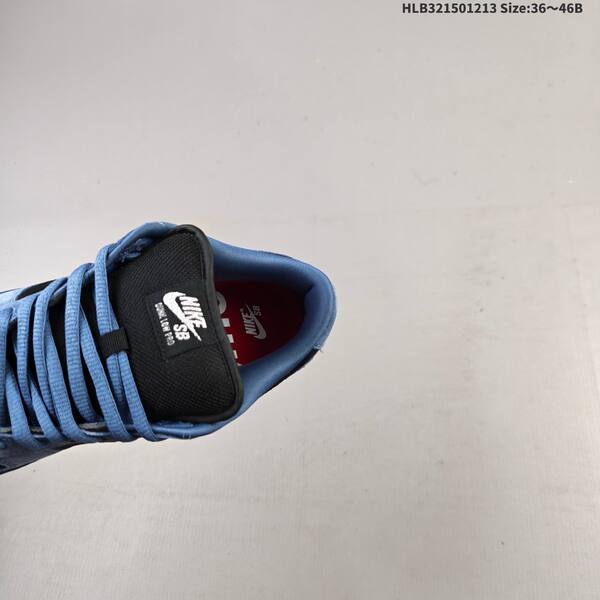 Nike SB Dunk Low Pro black blue EU 36-46 skate shoe