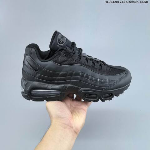 Nike Air Max 95 Big Bubble Triple Black EU 40-48 5 Running Shoe - Men's (BS-62300)