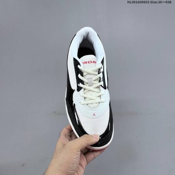 Jordan Air Jordan Ultra Low white/black/red 36~45B basketball