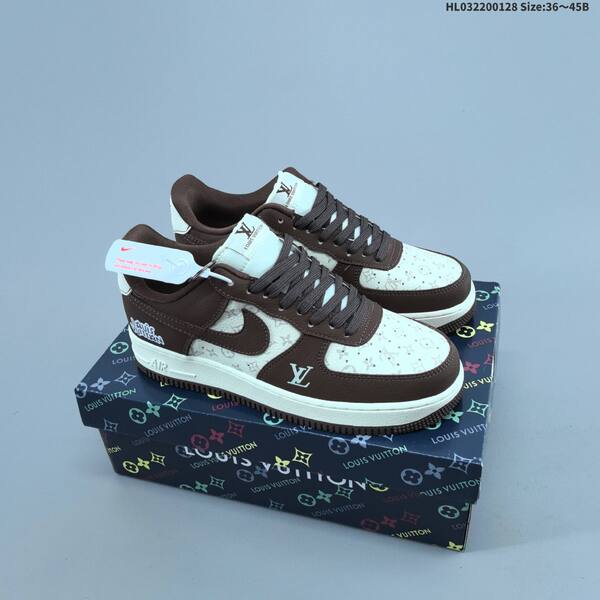 Nike Air Force 1 07 LV8 Light Gray Dark Gray Cream EU 36-45 sneaker