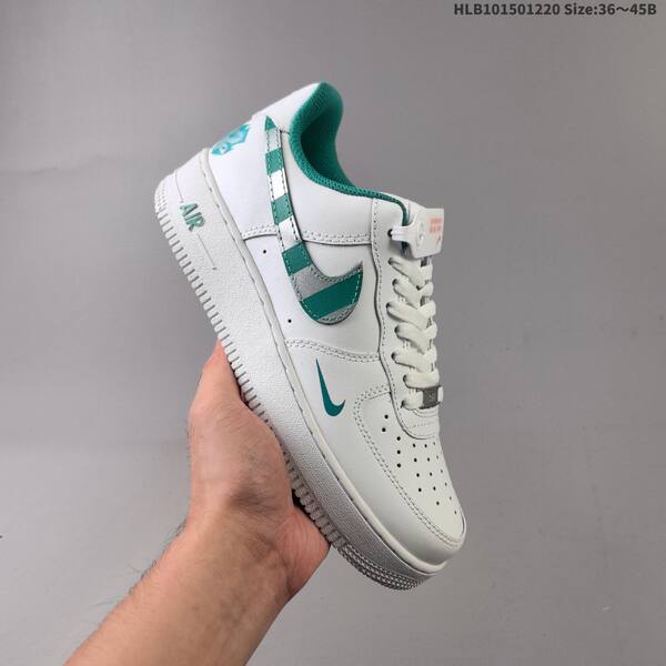 Nike Air Force 1 07 CW2288-111 white teal red grey EU 36-45 sneaker