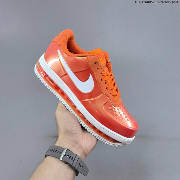 Nike Air Force 1 Posite Foamposite Max orange white red EU 40 45 sneaker EU 40-45
