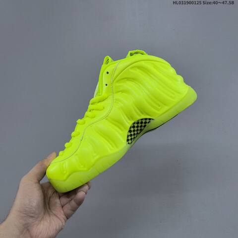 Nike Air Foamposite One Volt Neon Yellow Black EU 40-47 5 Basketball Shoe - Men's (BS-61762)
