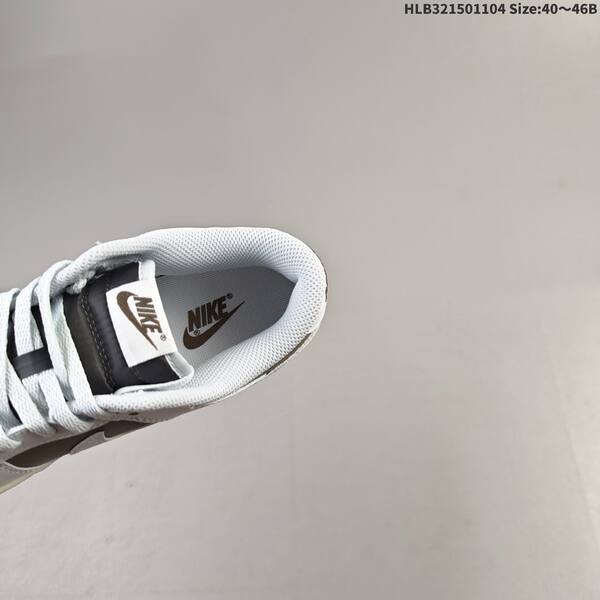 Nike Dunk Low light grey dark brown white EU 40-46 skate shoe