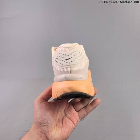 Nike Air Zoom Structure 26 Cream Peach Light Grey EU 36-40 Running Shoe - Unisex (BS-62588)