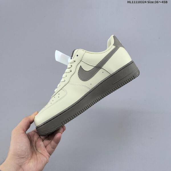 Nike Air Force 1 07 light beige dark brown EU 36-45 skate shoe