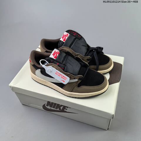 Nike Air Jordan 1 x Travis Scott AIR JORDAN DIY DS2088-007 36 36 5 Lifestyle - Women's (BS-67443)