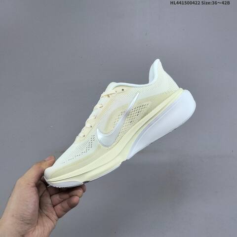 Nike Zoom Pegasus 42 Cream White Light Beige EU 36-42 Running Shoe - Unisex (BS-60583)