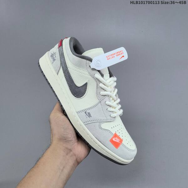 Nike Air Jordan 1 Low navy blue / white / gray EU 36~45 lifestyle