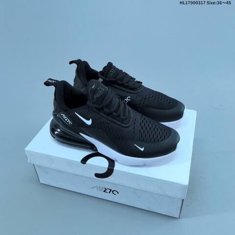 Nike Air Max 270 AH8050-005 White Blue Black EU 39-45 Running Shoe - Unisex (BS-61287)