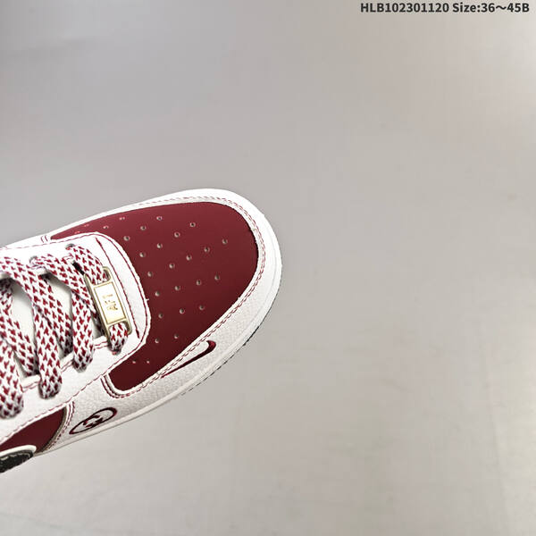 Nike Air Force 1 07 Low HV5999 white dark red black EU 36-45 sneaker