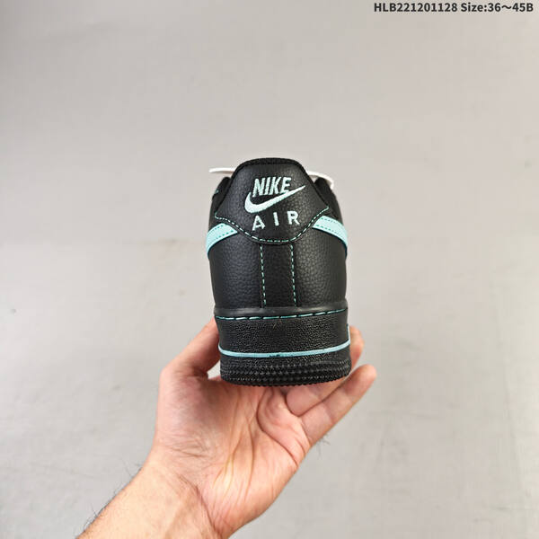 Nike Air Force 1 07 black blue EU 36-45 sneaker