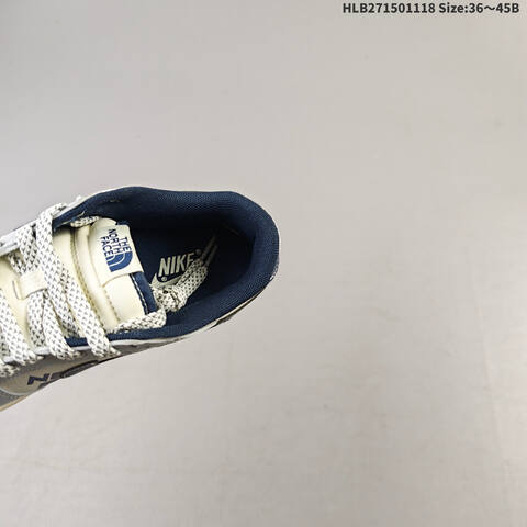 Nike SB Dunk Low Retro DIY The North Face Sail Grey Navy White EU 36-45 Skate Shoe - Unisex (BS-63512)
