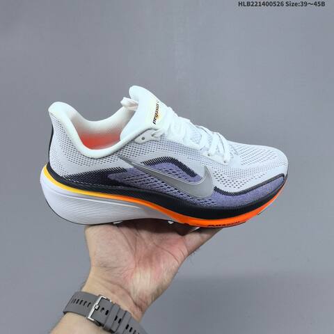 Nike Air Zoom Pegasus 42 White Black Neon Green Purple Orange EU 39-45 Running Shoe - Unisex (BS-60116)