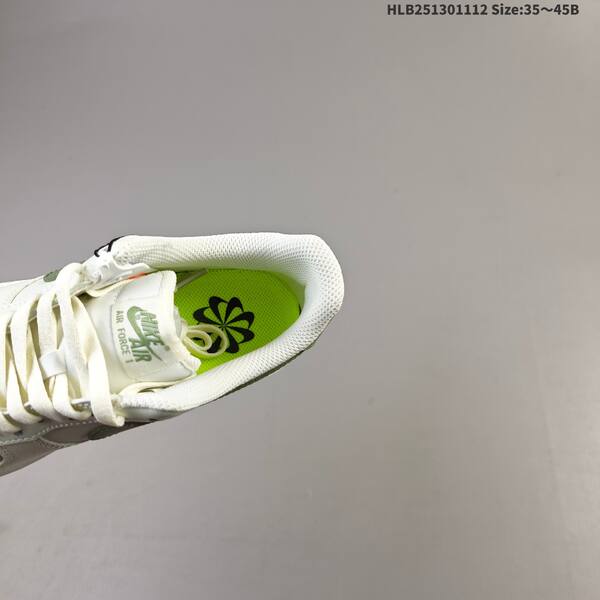 Nike Air Force 1 07 off white olive green white EU 35-45 sneaker