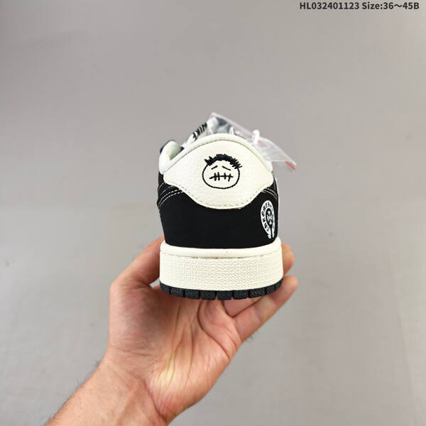 Nike Air Jordan 1 black/white/cream EU 36~45 basketball