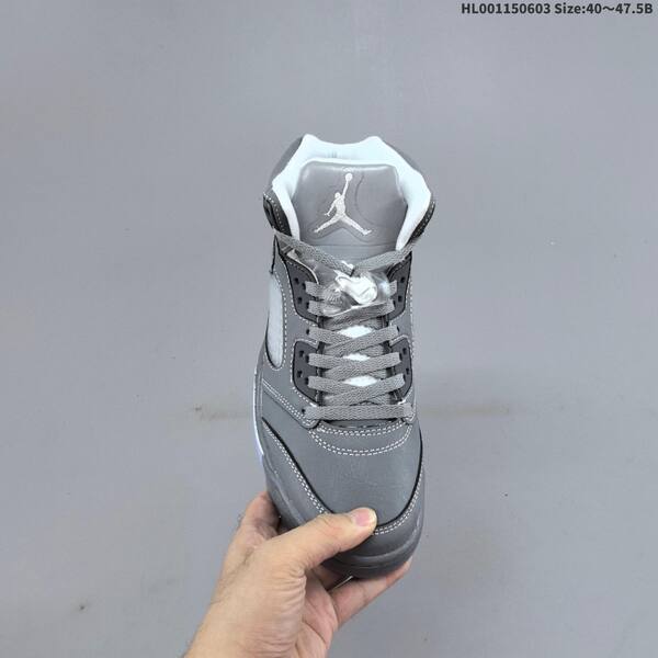 Jordan Air Jordan 5 Retro Wolf Grey / grey / white 40~47.5 basketball