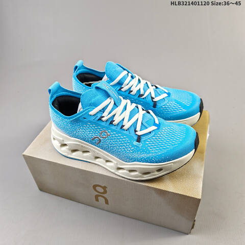 On Cloudsurfer Max White Green Black EU 36-45 Running Shoe Running Sneakers - Unisex (BS-69797)
