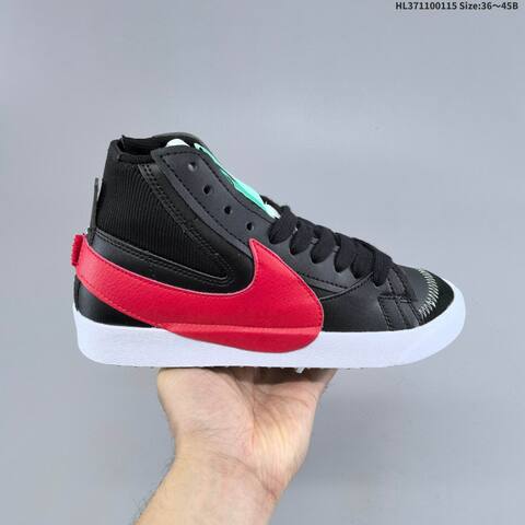 Nike Blazer Mid 77 Jumbo White Black Yellow EU 36-45 Skate Shoe - Unisex (BS-61982)