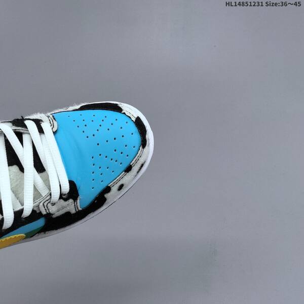 Nike SB Dunk Low Pro QS Chunky Dunky CU3244 100 white black blue yellow green EU 36 45 skate shoe EU 36-45