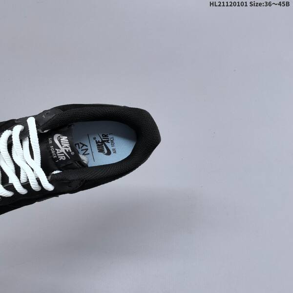 Nike Air Force 1 07 black white gum blue EU 36-45 sneaker
