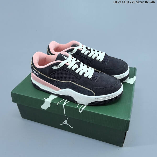 Jordan Flight Court dark gray / black / light gray / orange 36~46 lifestyle