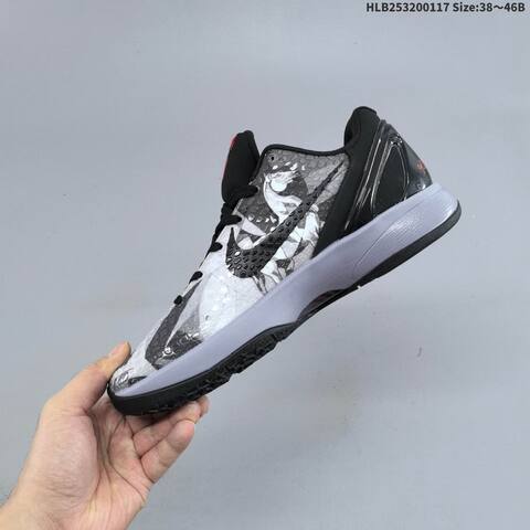 Nike Zoom Kobe VI CNY Black Grey Red White EU 38-46 Basketball Shoe - Unisex (BS-61938)
