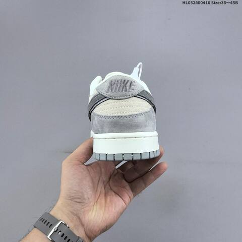 Nike Dunk SB Low Light Grey Dark Grey Off White EU 36-45 Skate Shoe - Unisex (BS-60828)