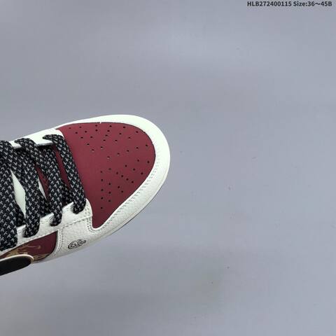 Nike Dunk SB Low Off White Dark Burgundy Black Gold EU 36-45 Skate Shoe - Unisex (BS-61965)