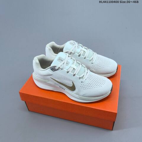 Nike Air Zoom Winflo 11 White Pink Mint Gold EU 36-40 Running Shoe - Unisex (BS-60876)