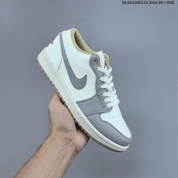 Jordan Air Jordan 1 Low white/grey/sail EU 36-45 casual