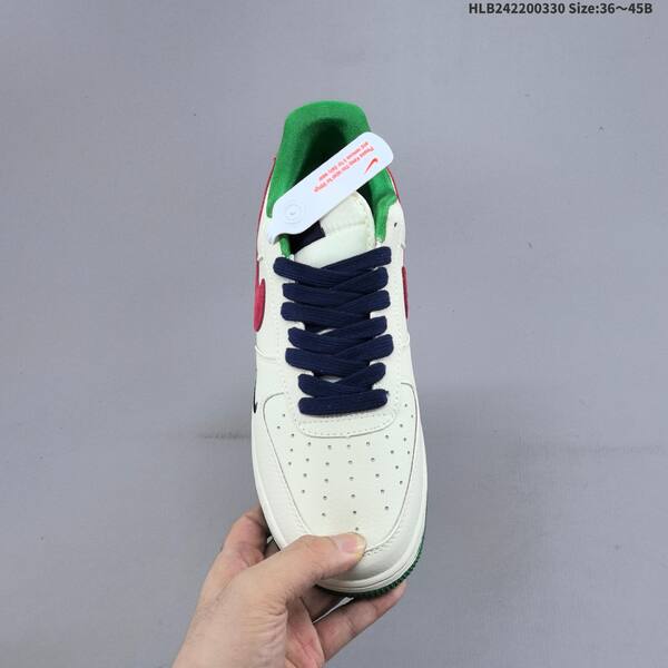 Nike Air Force 1 07 Low off white red green navy blue EU 36-45 sneaker