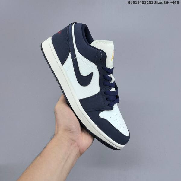 Jordan Air Jordan 1 Low OG White/Navy/Yellow EU 36-46 basketball