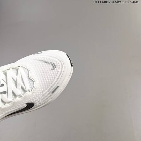 Nike Vomero Plus ReactX Air Zoom White Black Grey EU 35 5-46 Running Shoe - Unisex (BS-62837)