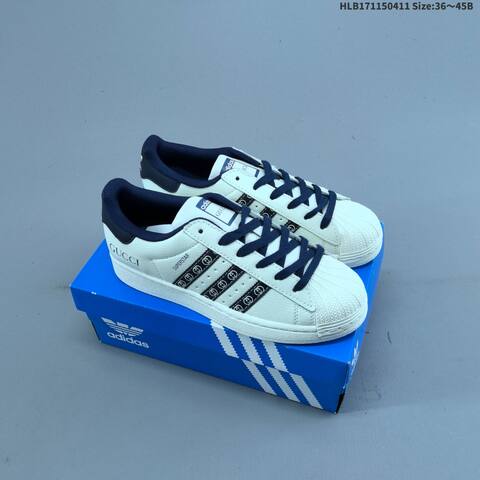 Adidas Superstar grey white gold black EU 36-45 skate