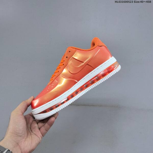 Nike Air Force 1 Posite Foamposite Max orange white red EU 40-45 sneaker
