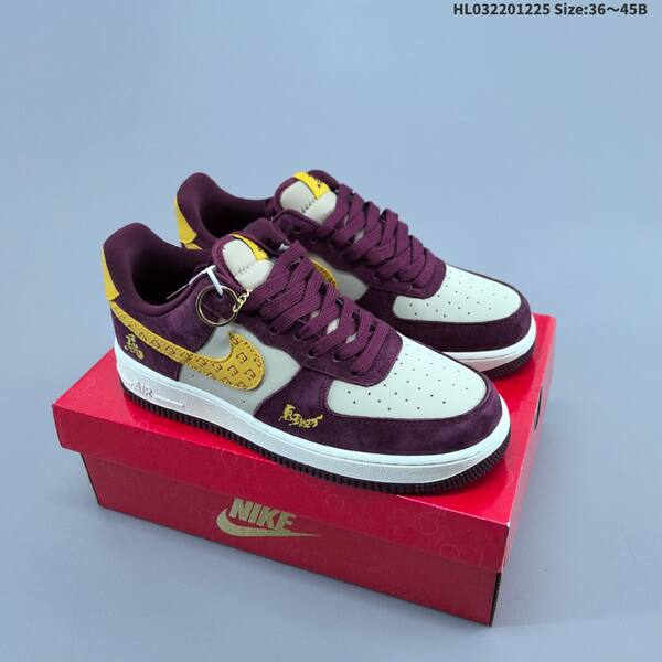 Nike Air Force 1 Low off white brown navy EU 36-45 sneaker