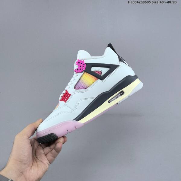 Jordan Air Jordan 4 Retro "Comic" white/black/pink/yellow gradient EU 40-48.5 basketball