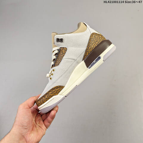 Jordan Air Jordan 3 Retro Silver Anniversary AIR JORDAN 3 1987 1988 35 Lifestyle - Women's (BS-67819)