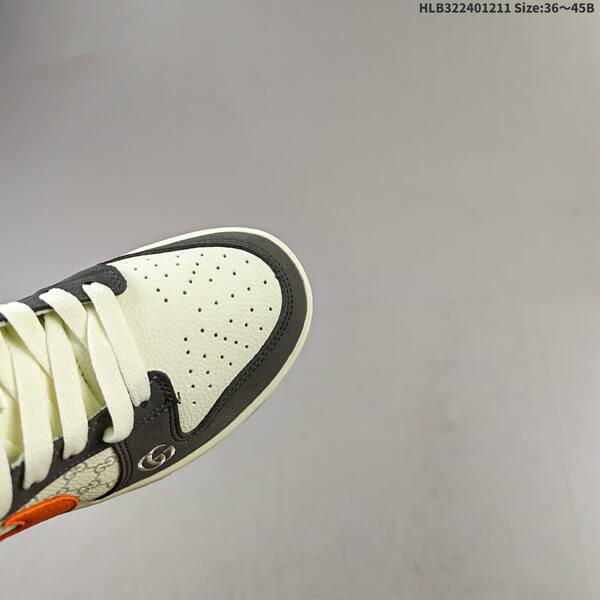 Nike SB Dunk Low Retro DIY off white dark grey orange beige EU 36-45 skate shoe