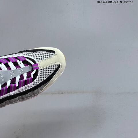 Nike Air Max 95 TT HF7545-100 White Grey Black Purple Beige EU 36-48 Running Shoe - Unisex (BS-60474)