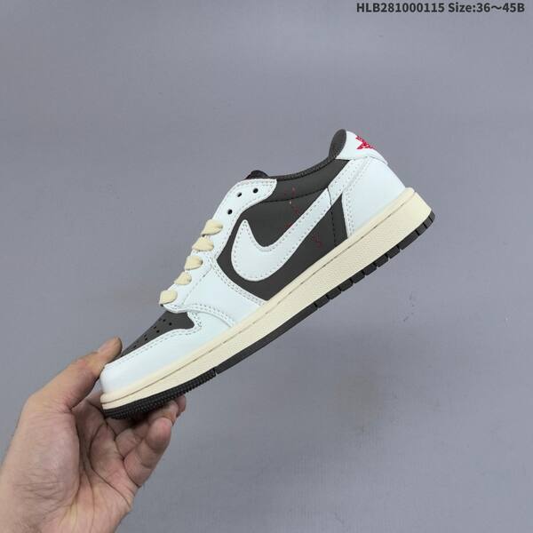 Nike Air Jordan 1 Low OG SP Dark brown/black with blue stitching 36~45 casual