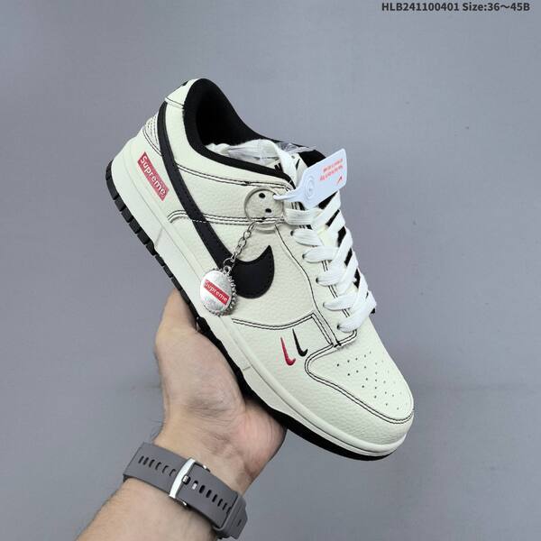 Nike Dunk SB Low Supreme off white grey black red EU 36-45 skate shoe