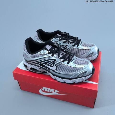 Nike Air Max Moto 2K Silver Pink Black White EU 36-41 Running Shoe - Unisex (BS-61475)