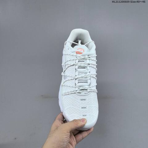 Nike Air Max Plus White Orange EU 40-46 Running Shoe - Men's (BS-59923)