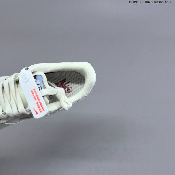 Nike Air Force 1 07 Low off white white burgundy silver EU 36-45 sneaker