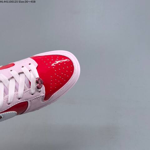 Nike Dunk Low Light Pink Red White EU 36-45 Skate Shoe - Unisex (BS-61766)