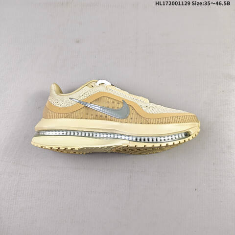Nike Pegasus Premium Airscape Beige White Gold Grey 35 46 5 Running Shoe - Unisex (BS-62964)